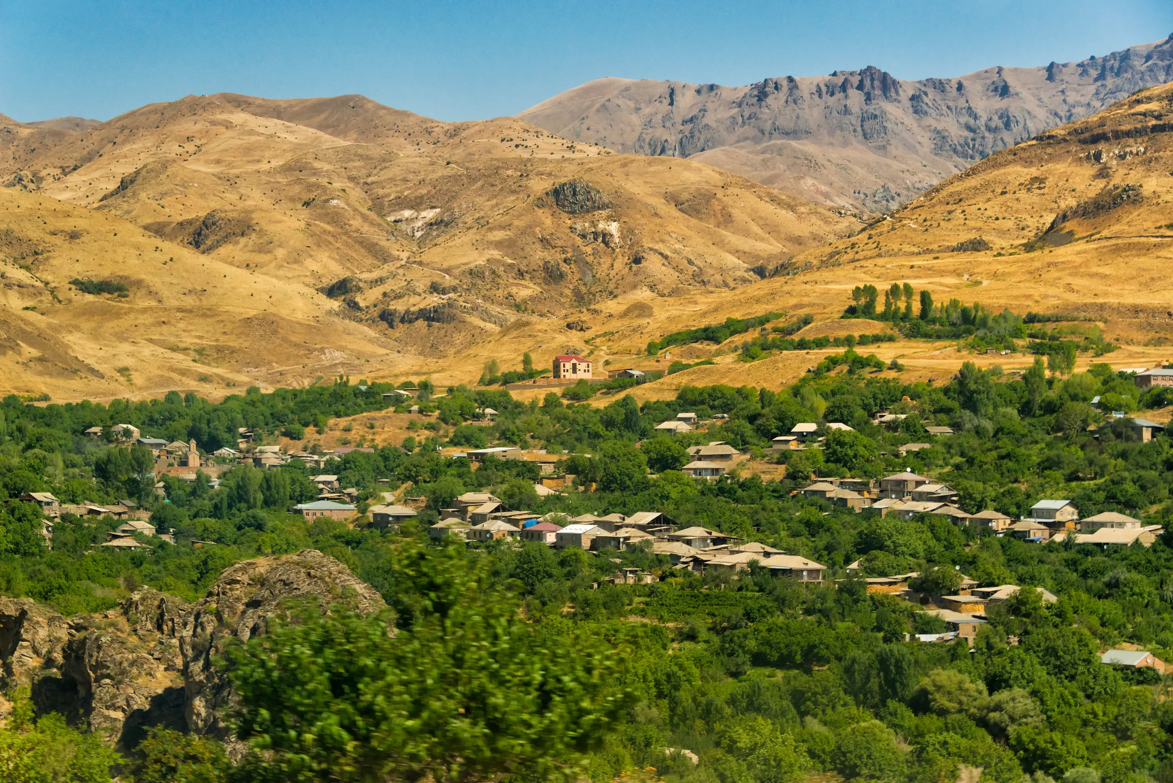 Areni village and vineyards in Vayots Dzor